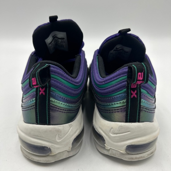 NIKE AIR MAX 97 SE (GS) YOUTH SIZE 5Y/WOMEN SIZE 6.5 ATHLETIC SHOES PURPLE PINK - Picture 4 of 11